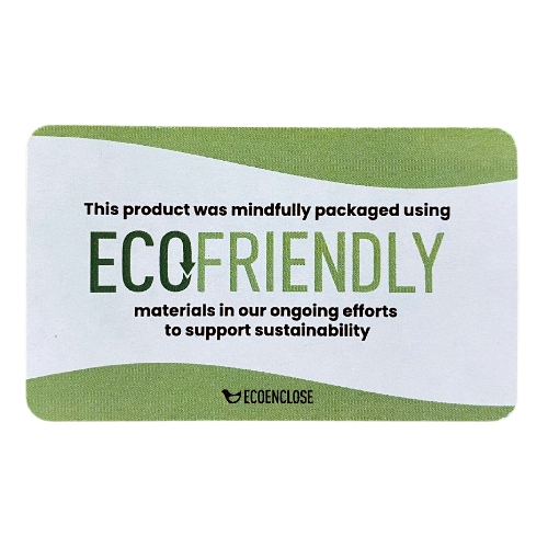1.5x2.5" Zero Waste Sticker - This Product Was Mindfully Packaged