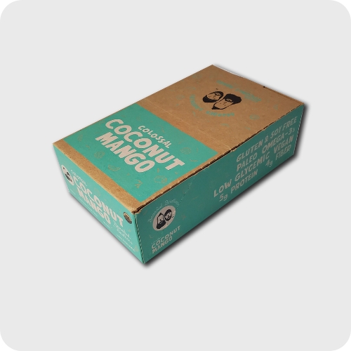 100% recycled retail tuck boxes