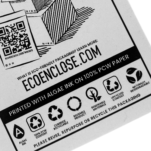 WE CARE Cards with QR Code - Algae Ink