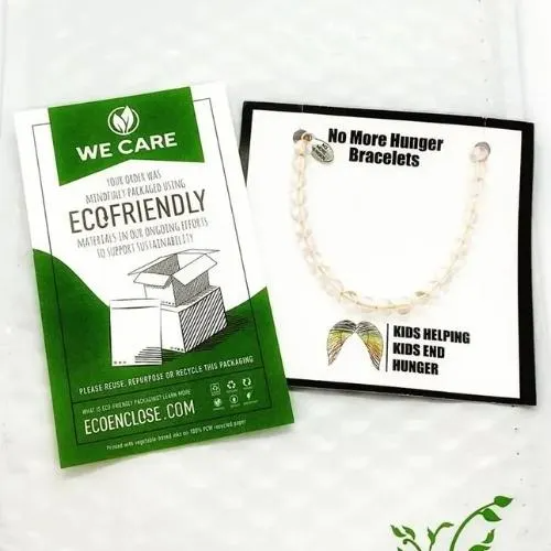 Ship jewelry with eco-friendly packaging messages