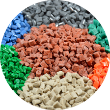 recycled plastic pellets
